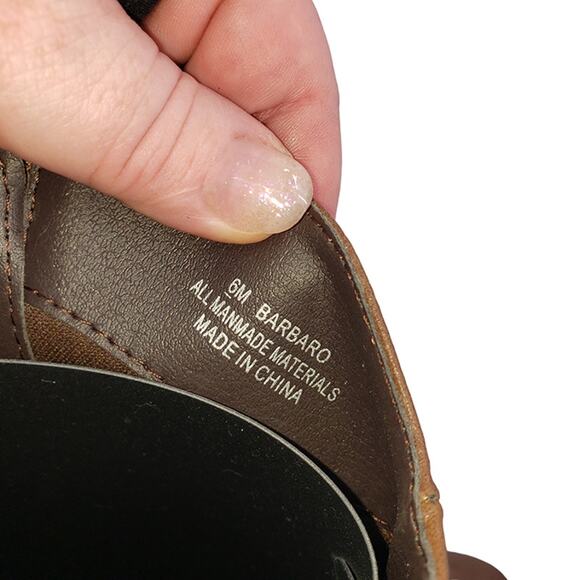 Unr8ed Barbaro Womens Size 6 Buckle Riding Biker Boot Tall Brown Leather - Picture 5 of 8